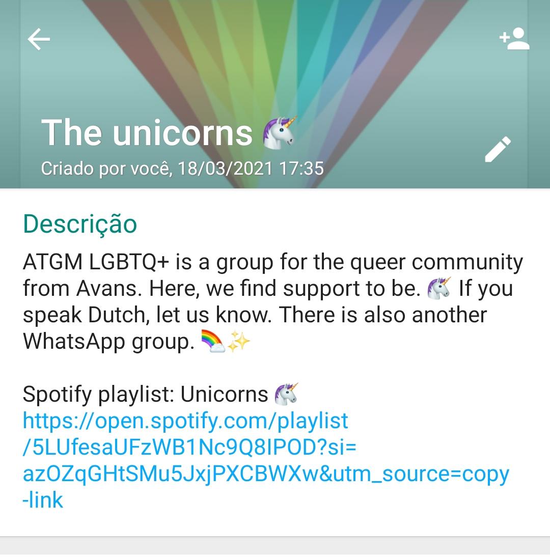 Become a part of the 'ATGM LGBTQ+' Group!