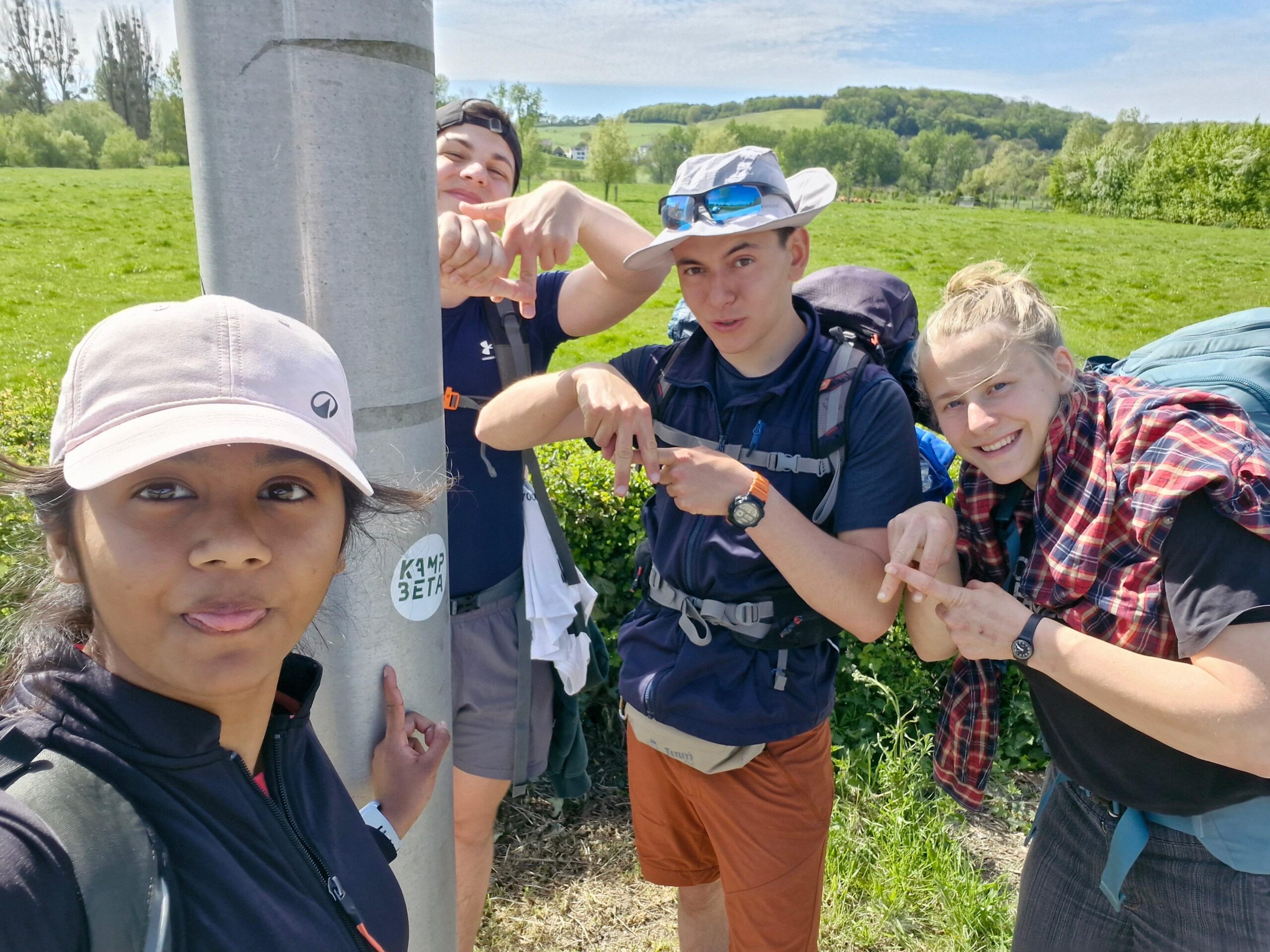 A Malaysian, Austrian, Dutch and Italian lost on the Dutch "Mountains"